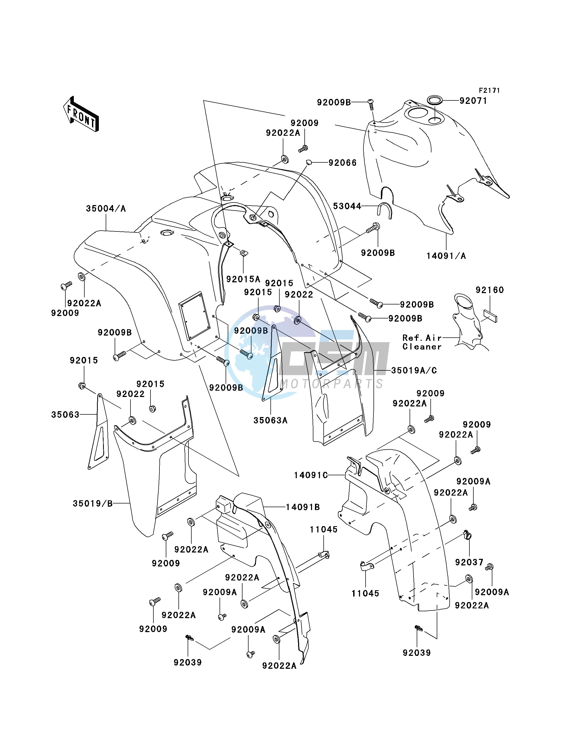 FRONT FENDER-- S- -