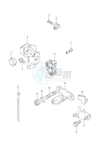 DF 9.9 drawing Remocon Cable Holder w/Power Tilt