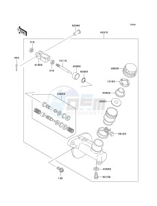 KAF 300 C [MULE 550] (C6-C7) [MULE 550] drawing MASTER CYLINDER