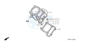 CBR125RWA Europe Direct - (ED / WH) drawing CYLINDER