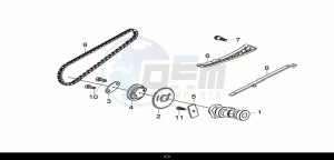 CRUISYM a 300 (LV30W2-EU) (M1) drawing CAM SHAFT COMP