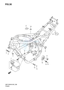 GSF1200 (E2) Bandit drawing FRAME