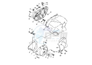 XV VIRAGO 250 drawing CRANKCASE COVER