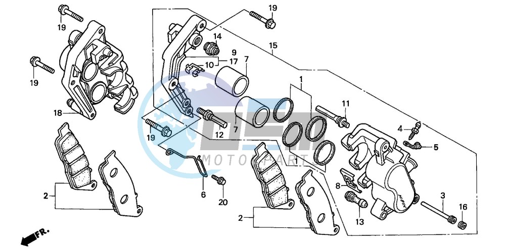 FRONT BRAKE CALIPER