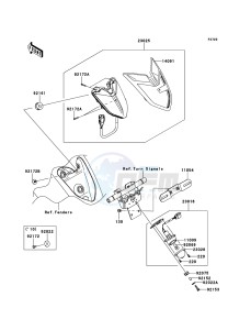 VN1700_CLASSIC_TOURER_ABS VN1700DBF GB XX (EU ME A(FRICA) drawing Taillight(s)