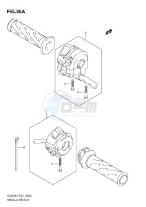 DL650 (E2) V-Strom drawing HANDLE SWITCH (MODEL K9 P37,MODEL L0)