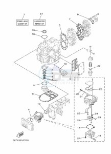 40XMHL drawing REPAIR-KIT-1