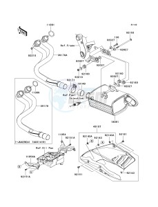 ER 650 A [ER-6N (AUSTRALIAN] (A6F-A8F) A7F drawing MUFFLER-- S- -