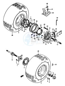 LT-F250 1997 drawing REAR WHEEL