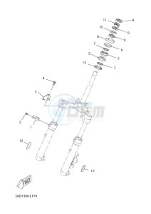 CS50 JOG R (2ADF 2ADF) drawing STEERING