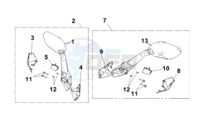 CRUISYM 300 (L8) EU drawing R-L BACK MIRROR