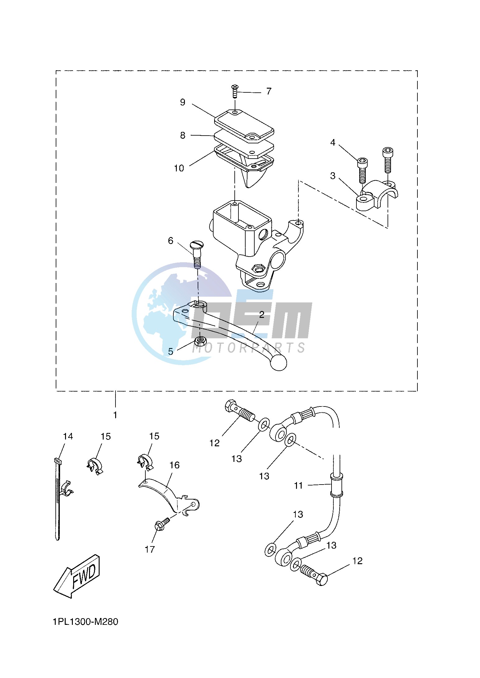 REAR MASTER CYLINDER