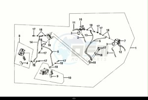 SYMPHONY S 125 (XF12W1-EU) (E5) (M1) drawing CBS BRAKE SYSTEM ASSY