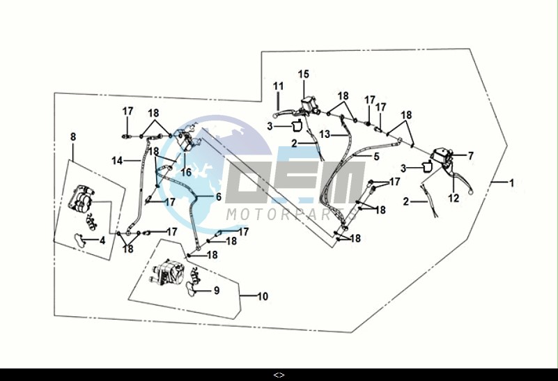 CBS BRAKE SYSTEM ASSY