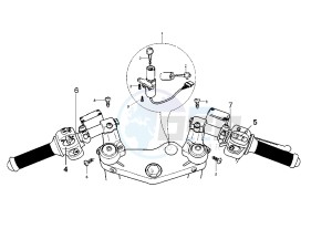 DNA GP EXPERIENCE 50 drawing Handlebar Switch