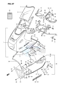 GSX1100 (E2) drawing COWLING (MODEL J 24V,24D)