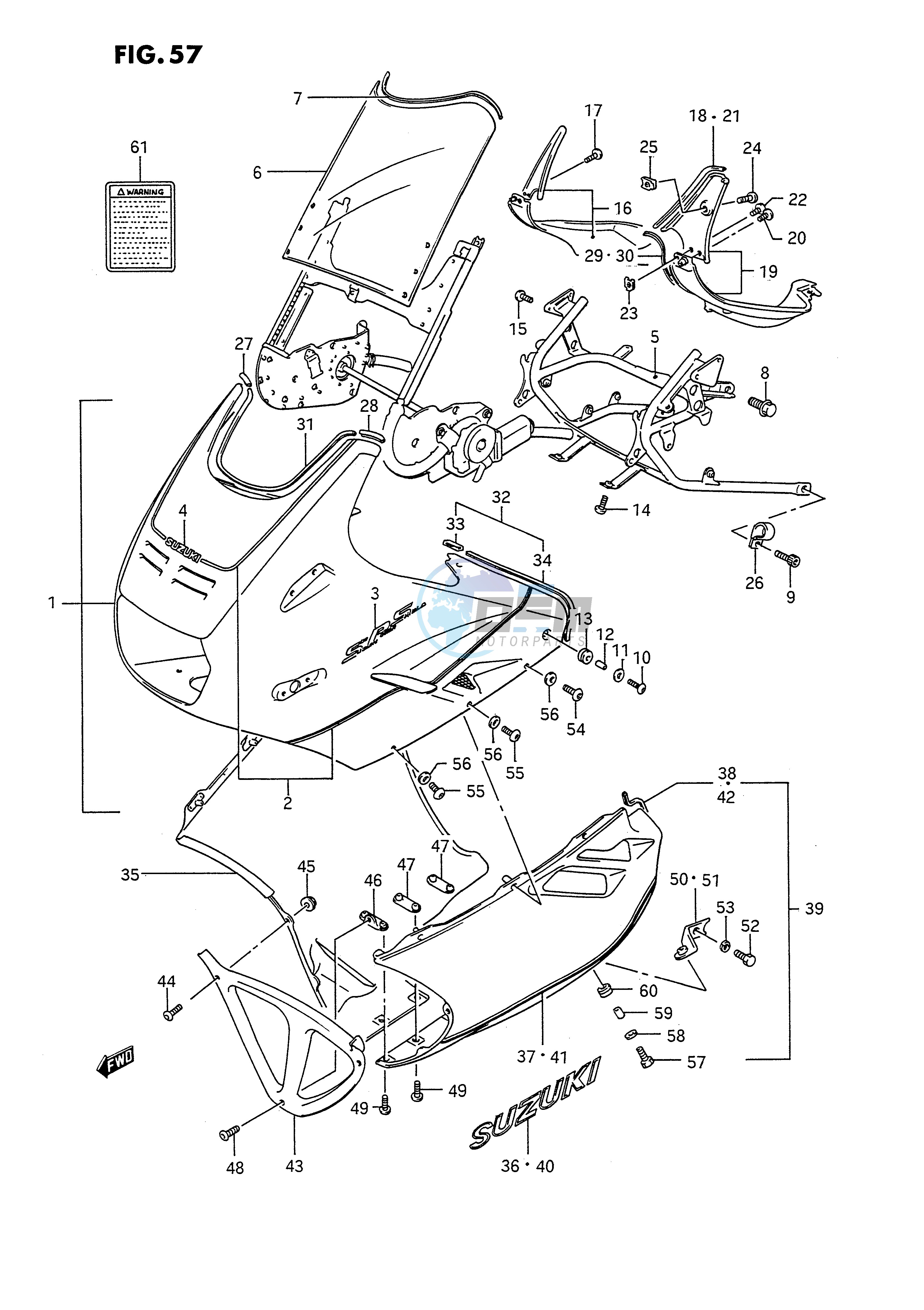 COWLING (MODEL J 24V,24D)