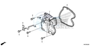 NSS125DF Forza 125 - NSS125D Europe Direct - (ED) drawing CYLINDER HEAD COVER