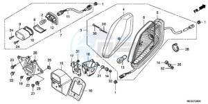 VT750C9 Australia - (U / MME) drawing TAILLIGHT