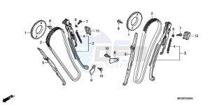 VT750C9 Ireland - (EK / MK) drawing CAM CHAIN