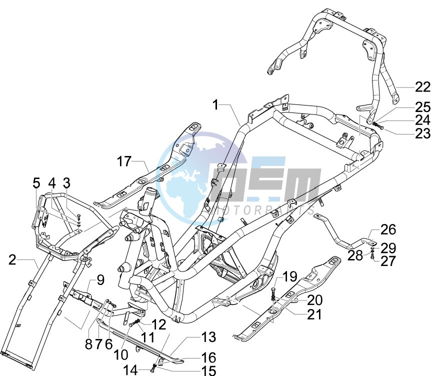 Frame bodywork