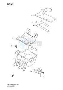 GSF1200 (E2) Bandit drawing MANUAL BOX