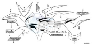 CBR1000RR9 Europe Direct - (ED / TRI) drawing STRIPE/MARK (2)