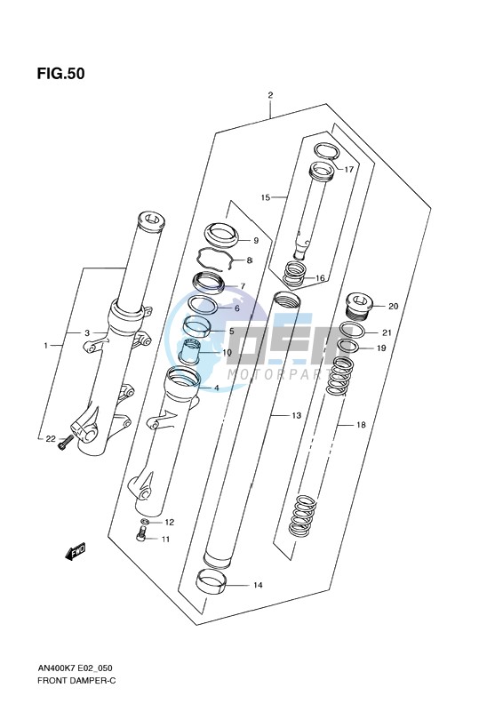 FRONT FORK DAMPER