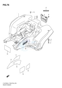 LT-A750X (P28-P33) drawing REAR FENDER (LT-A750XZL1 P28)