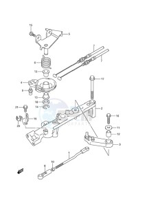 DF 150 drawing Throttle Rod