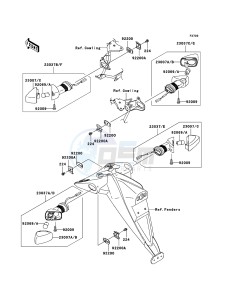 Z750_ABS ZR750M9F GB XX (EU ME A(FRICA) drawing Turn Signals