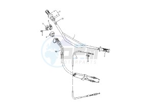 WR 400-426 F 426 drawing STEERING HANDLE -CABLE