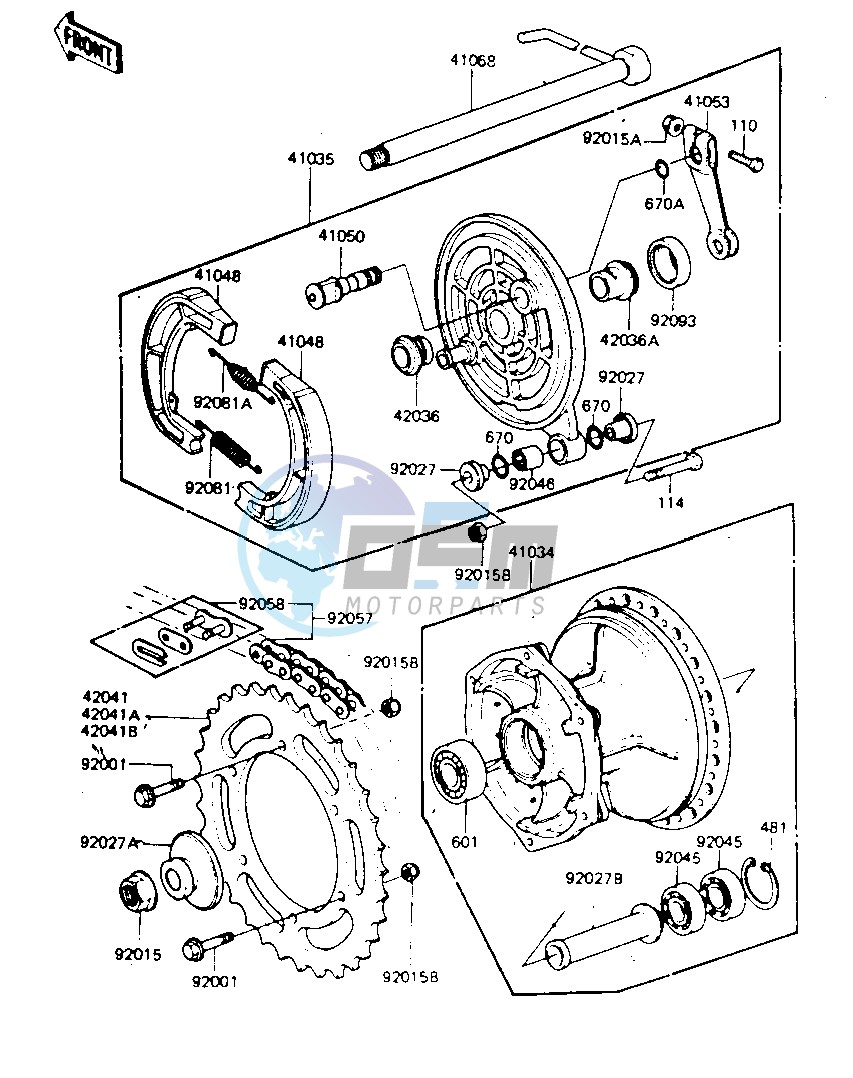 REAR HUB_BRAKE_CHAIN -- 81-82 A2_A3- -