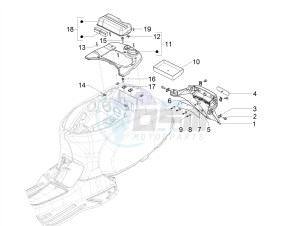 SXL 150 4T 3V CARB drawing Rear cover - Splash guard