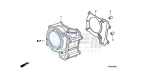 PES125R9 Europe Direct - (ED / STC 2ED) drawing CYLINDER