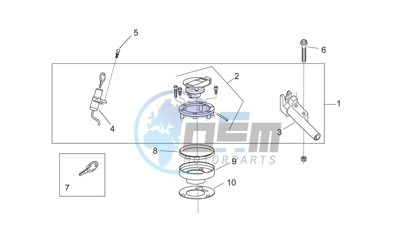 Lock hardware kit