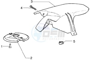 Stalker 50 drawing Front and rear mudguard