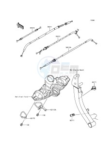 VERSYS 1000 KLZ1000BFF FR GB XX (EU ME A(FRICA) drawing Cables