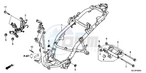 NSC110WHB drawing FRAME BODY