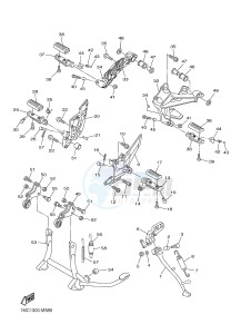 FJR1300A FJR1300-A FJR1300A ABS (B881) drawing STAND & FOOTREST