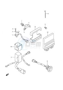 DF 70A drawing PTT Switch/Engine Control Unit