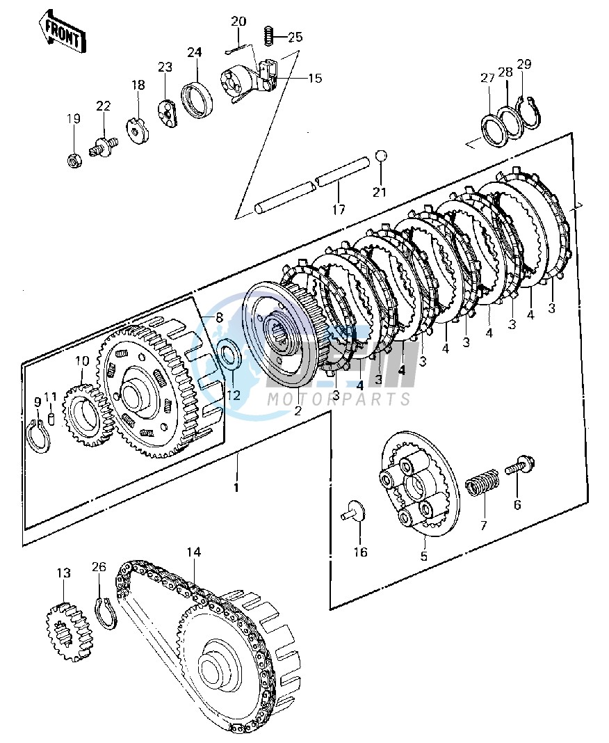 CLUTCH -- 80 D1- -