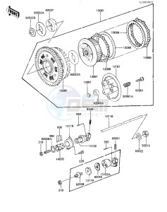 KZ 1000 K [LTD] (K1-K2) [LTD] drawing CLUTCH