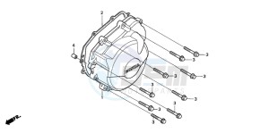 CBR600F drawing GENERATOR COVER