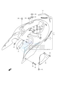 GSX1300R (E2) Hayabusa drawing FRAME COVER (MODEL K4)