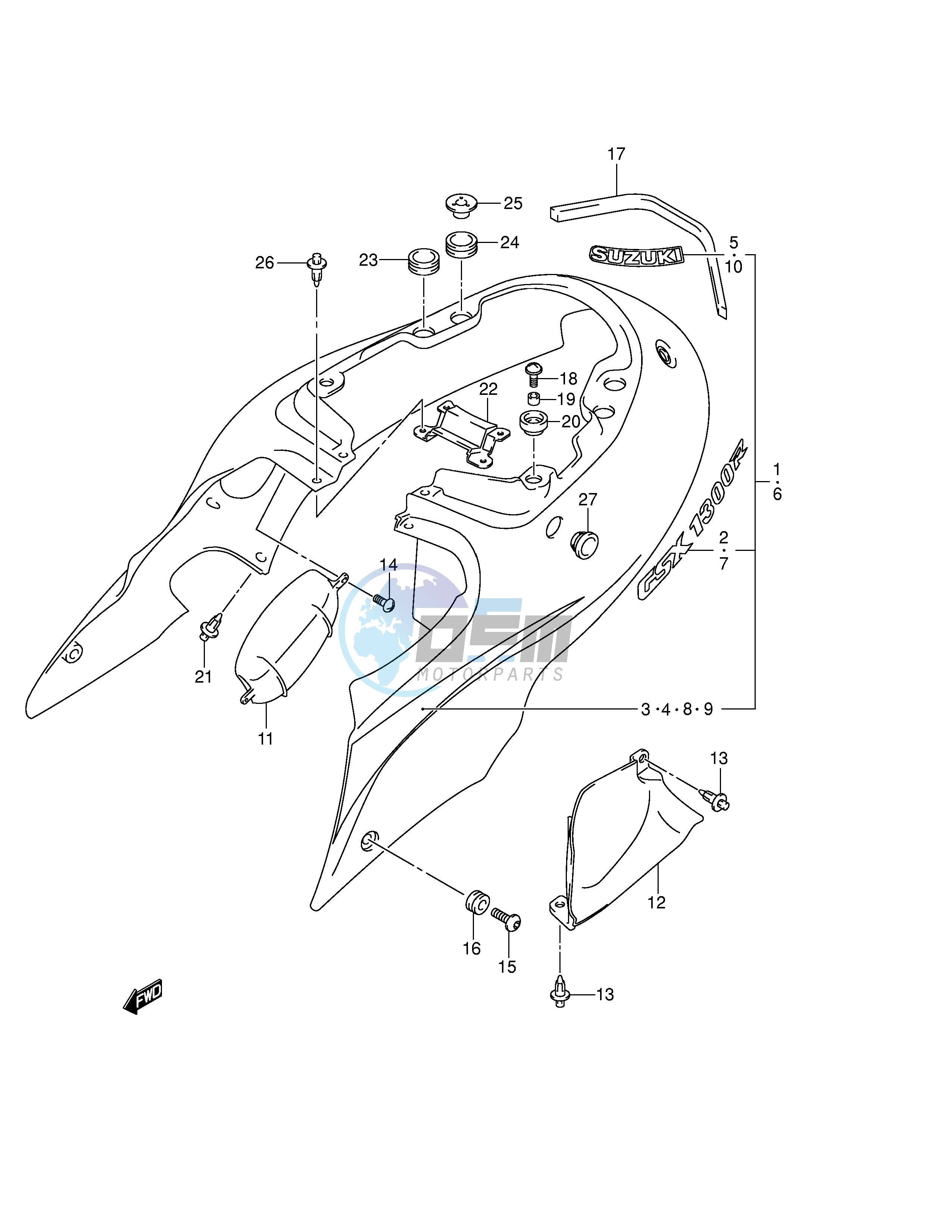 FRAME COVER (MODEL K4)