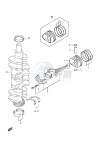 DF 70A drawing Crankshaft