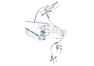 TW 125 drawing FRONT MASTER CYLINDER