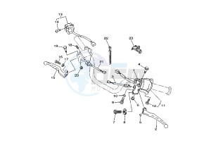 SR 125 drawing HANDLE SWITCH – LEVER