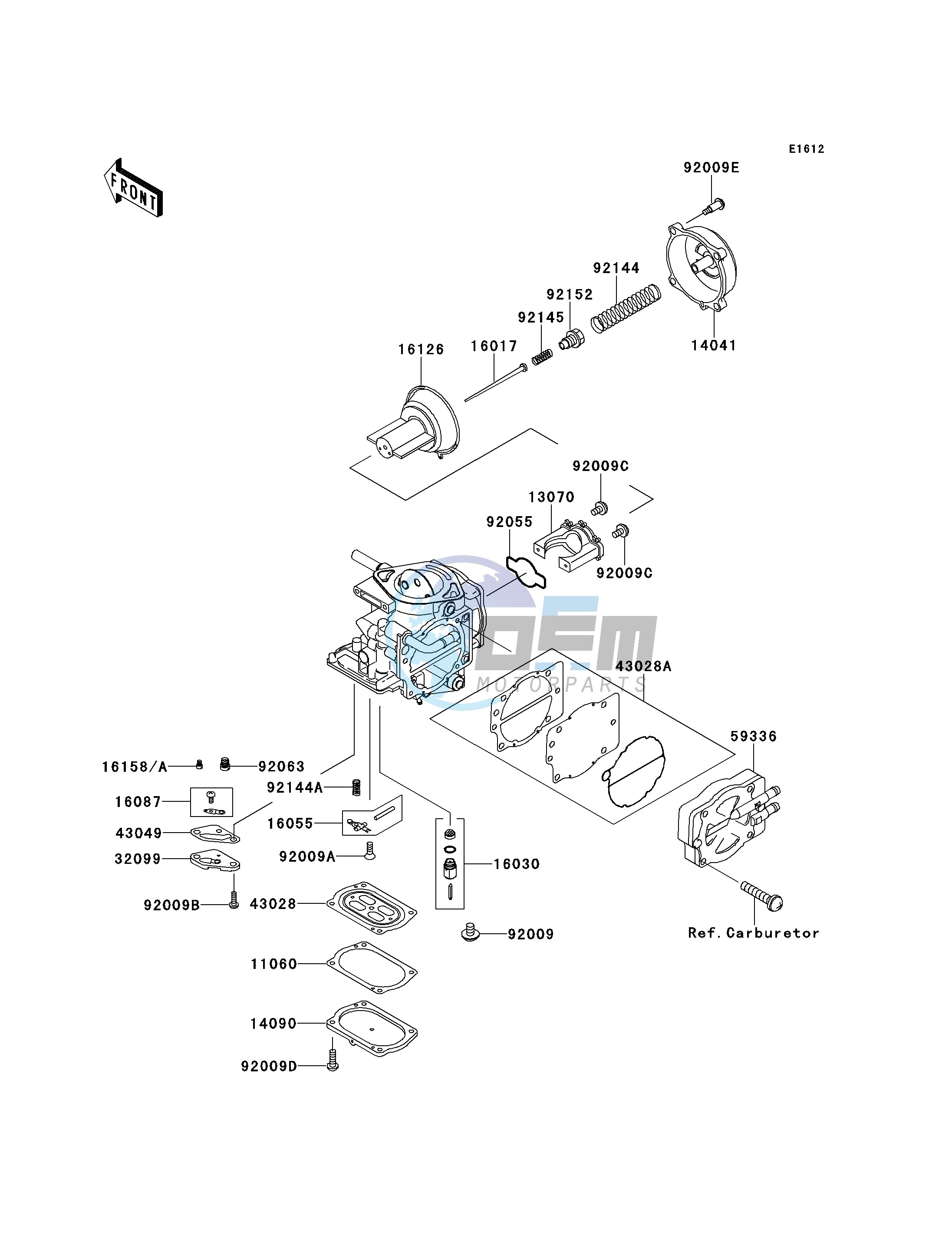 CARBURETOR PARTS-- JT900-B1- -